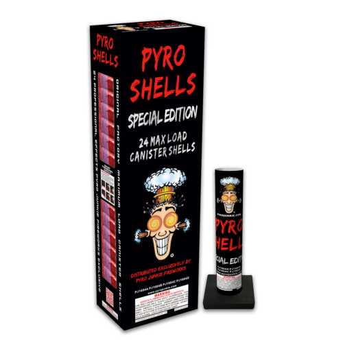PYRO SHELLS (BLACK EDITION) - Pyro Junkie Fireworks