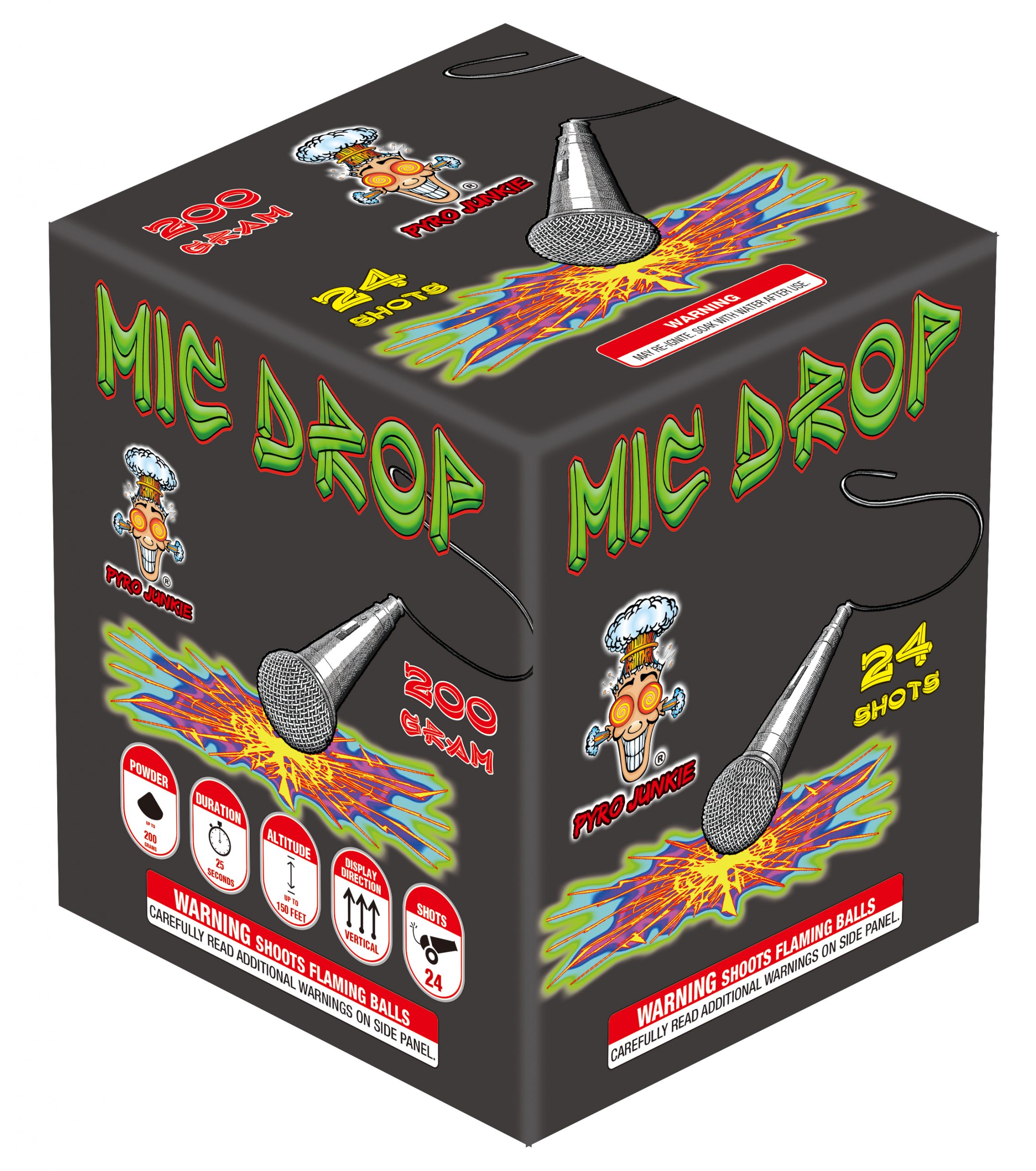 Mic Drop Pyro Junkie Fireworks